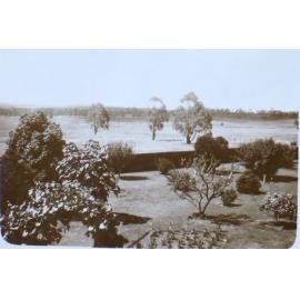 Overhead view of gardens