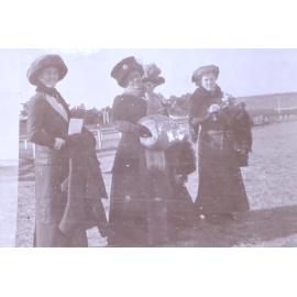 Four unidentified women
