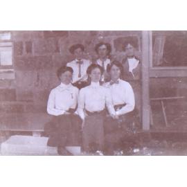 Six unidentified women