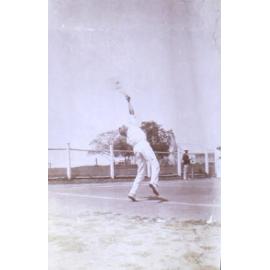 Unidentified tennis player