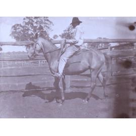 Unidentified workman on horseback