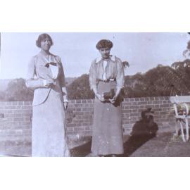 Two unidentified women