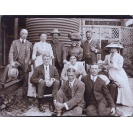 Unidentified group of men and women