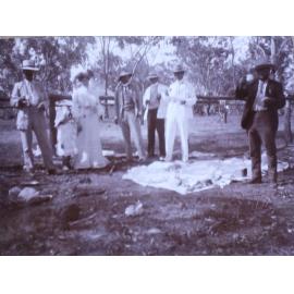 Unidentified group at a picnic