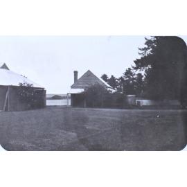 View of buildings and lawn