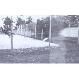 View of the tennis court