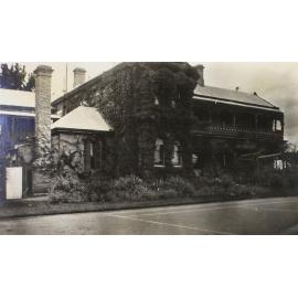 View of Saumarez Homestead from the tennis court