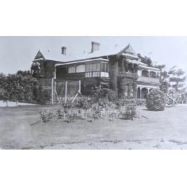View of Saumarez Homestead and gardens