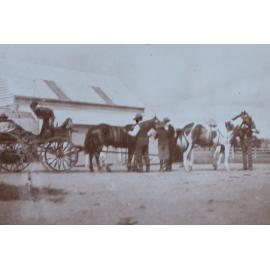 Father with four-in-hand