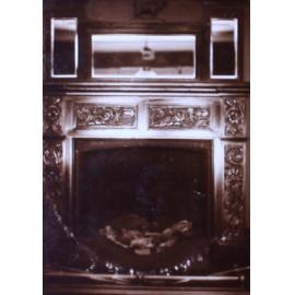 Fireplace inside the house