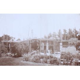 Unidentified building and garden