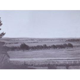 View from the house across the farm