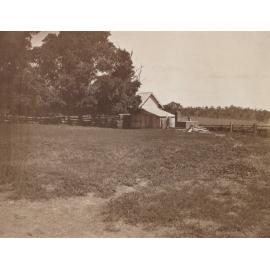 View of farm buildings