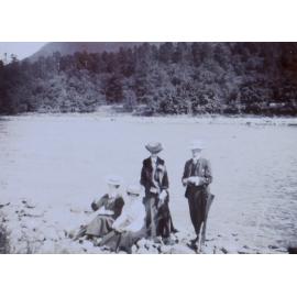 Group taken at Ballater [?], Scotland