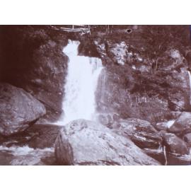 Inversnaid Waterfall on Loch Lomond, Scotland 1905