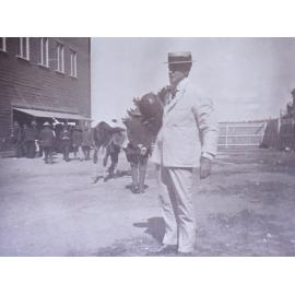 Unidentified man at the races