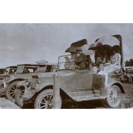Unidentified group in a car