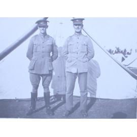 Two unidentified army officers
