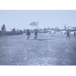 Union Jack on parade