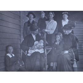Unidentified group of women and children