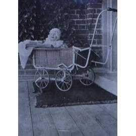 Unidentified baby in a pram