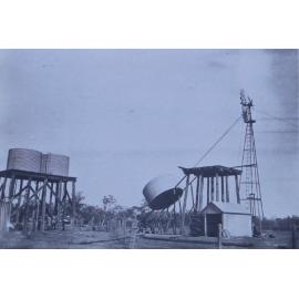 Moving a new water tank to the tankstand