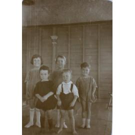 Five young children