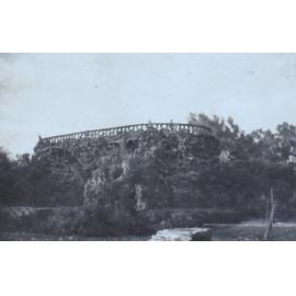 Structure in a park area