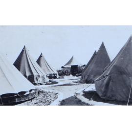 Group of six tents