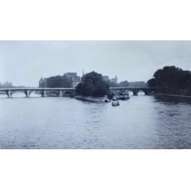 View of a river with bridge