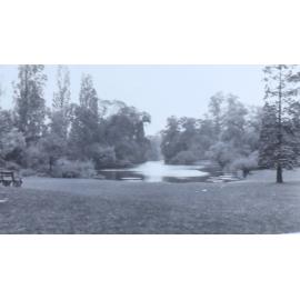 View of lawns and a lake