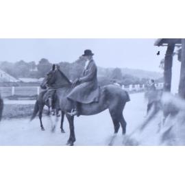 Vivian on horseback [in Exford]