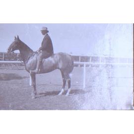 Unidentified man on horseback