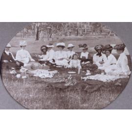 Unidentified group of women and children