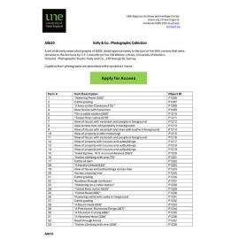 Kelly & Co. Photographic Collection: Finding Aid