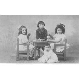 The four eldest Sourry children, about 1924