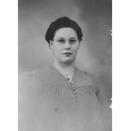 Eleni Sourry on her 21st birthday, 1936