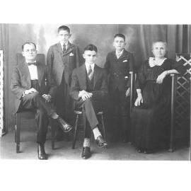 Joseph and Shamis Correy with their three sons
