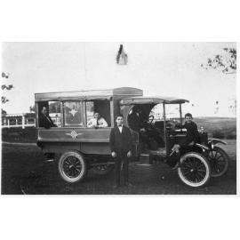 Norman Correy’s T-model Ford used as a hawker’s car, mid 1920s