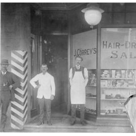 Correy’s Hairdressing Salon, Glen Innes, about 1910