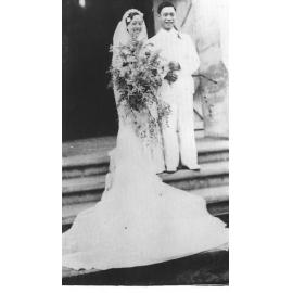Gerard and Mary Chan's wedding in Rabaul, 1937