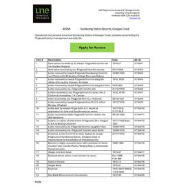 Kunderang Station Records: Finding Aid