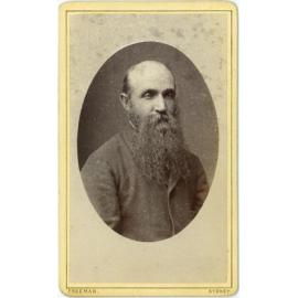 A carte-de-visite of a unidentified bearded man