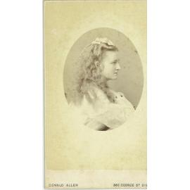 A carte-de-visite of an unidentified woman