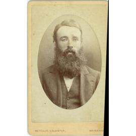 A carte-de-visite of an unidentified man