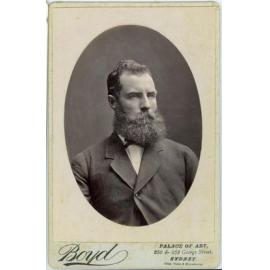 A cabinet photo of an unidentified man.