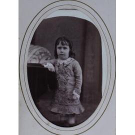 A carte-de-visite of an unidentified young girl