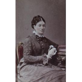 A carte-de-visite of an unidentified woman