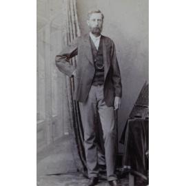 A carte-de-visite of an unidentified man