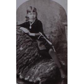 A carte-de-visite of an unidentified girl